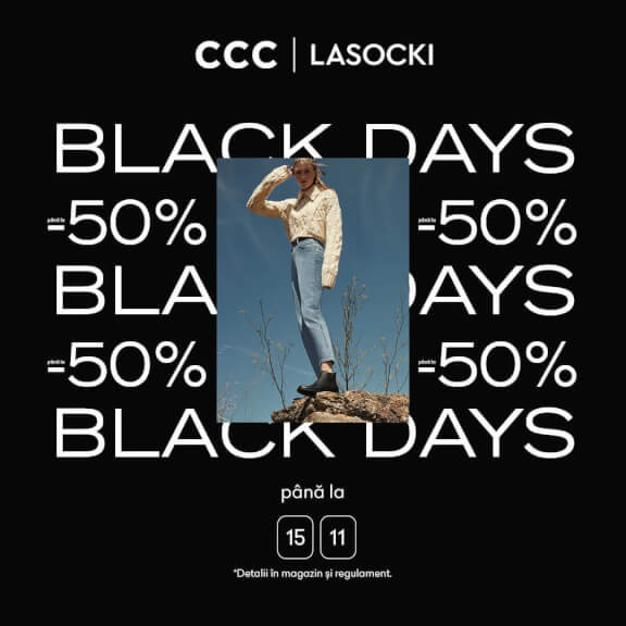 CCC Black Friday: Lasocki la reducere