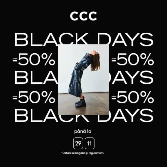 Super reduceri de Black Days la CCC