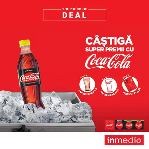Inmedio + Coca-Cola = super premii!