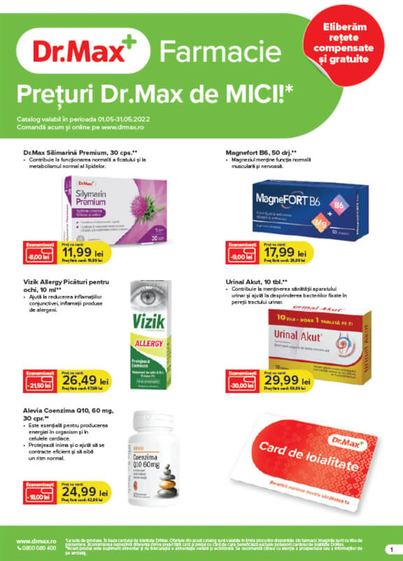 Prețuri Dr.Max de MICI