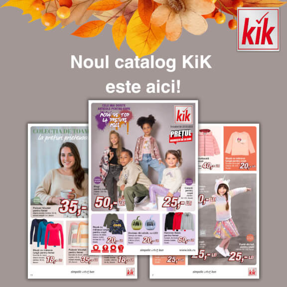 Noul catalog KiK este aici