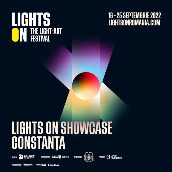 Festivalul de lumină Lights On ajunge în premieră la Constanța